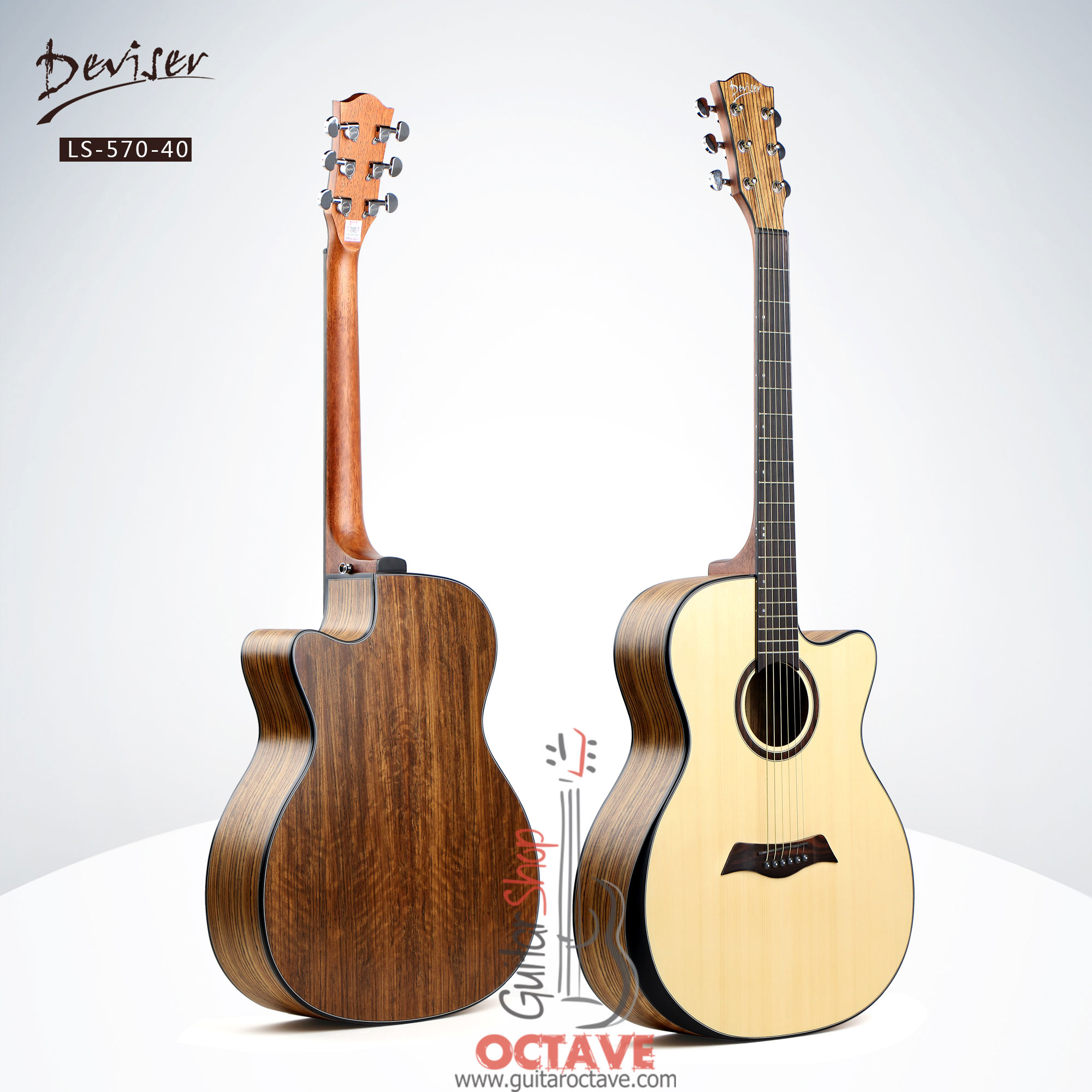 Deviser LS-570-40 Pure Acoustic Guitar is one of the best begginer's guitars available. in Bangladesh