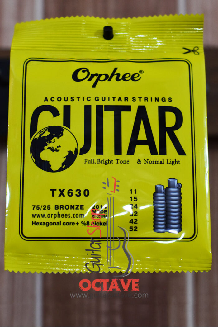 Orphee TX620 11 Gauge Acoustic guitar String Price in BD- 75/25 Bronze Extra light