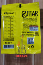 Orphee TX620 11 Gauge Acoustic guitar String Price in BD- 75/25 Bronze Extra light