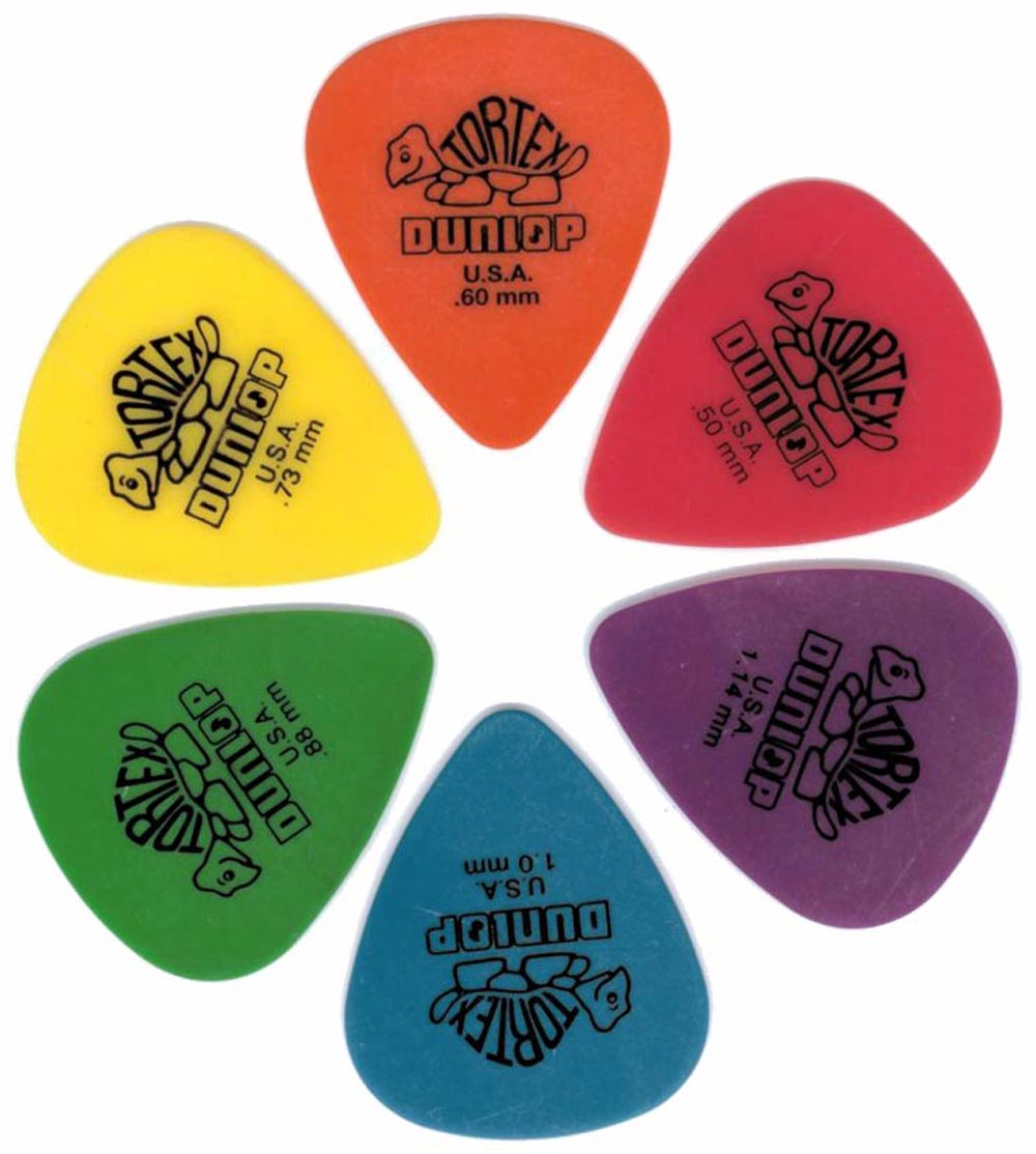 Dunlop guitar pick- 5 Pieces Set - mixed thickness - OCTAVE Guitar Shop BD