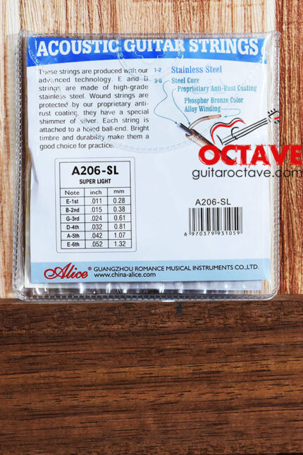 Alice A206 - Acoustic guitar string Set Price in BD