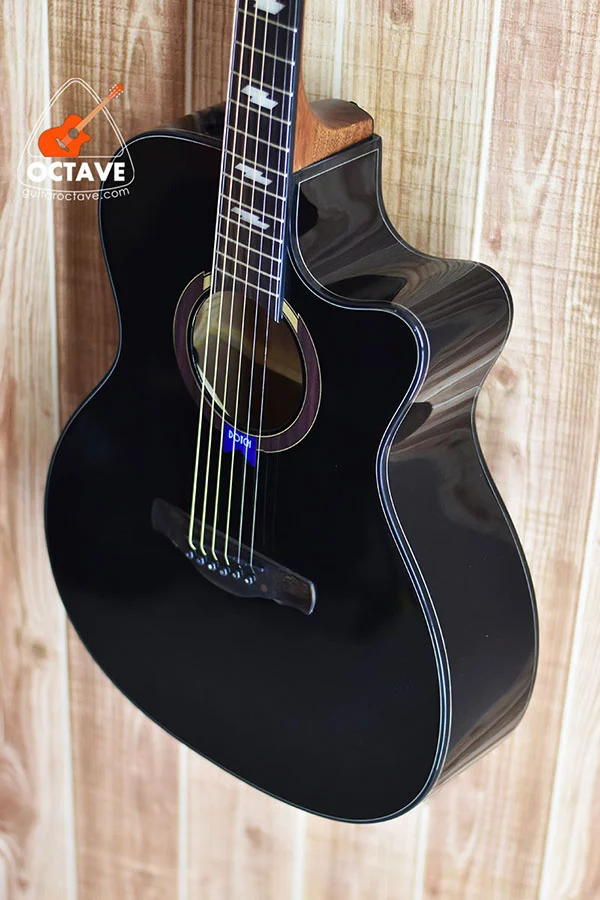 Dotch MD-150 Black - Solid Spruce Top Acoustic Guitar in BD