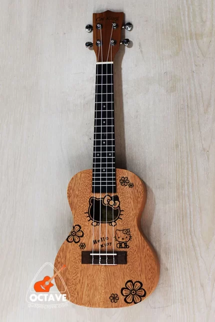 CAT King - 24'' Concert Size Premium Ukulele - Natural Price in BD