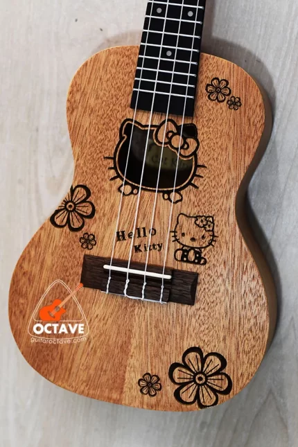 CAT King - 24'' Concert Size Premium Ukulele - Natural Price in BD