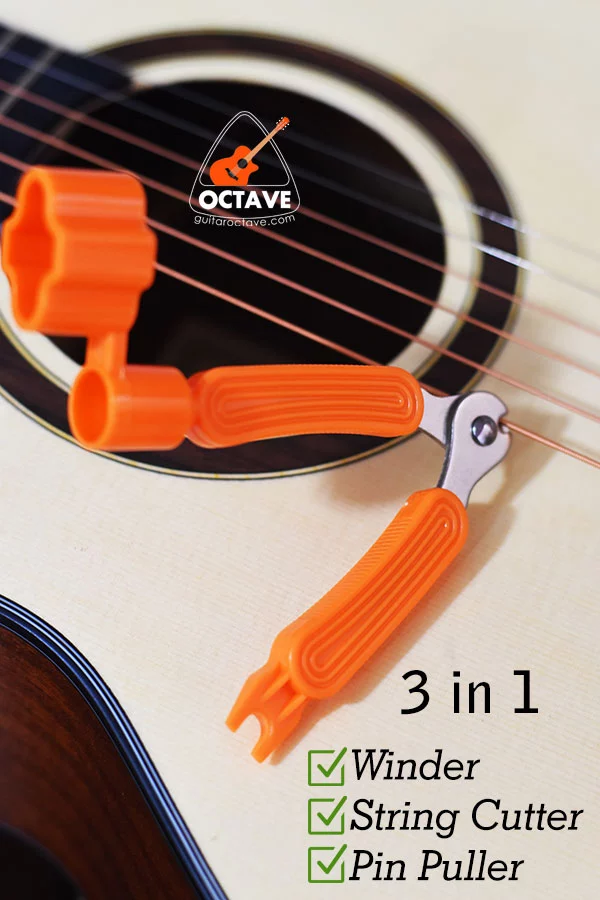 3 in 1 Multifunctional Guitar String Winder, String Cutter, Brige Pin Puller Price in BD