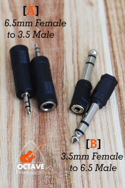 3.5mm / 6.5mm Audio Converter for guitar Cable / Mix / Handset price in BD
