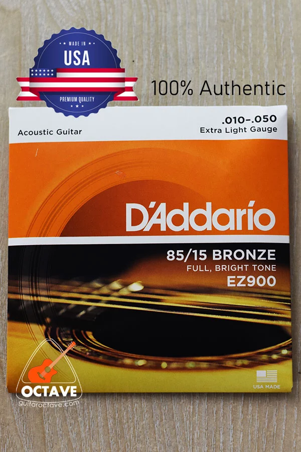 D'addario EZ900 Original USA Made- 85/15 Bronze Acoustic Guitar Strings price in BD