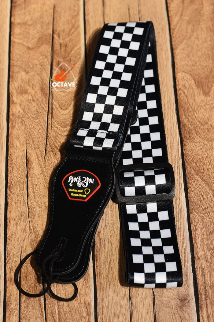 Rock You Premium guitar strap with PU Leather ends price in bd