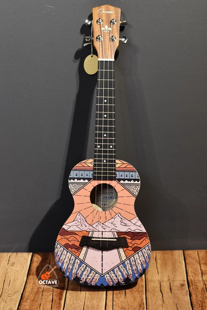 Guson 24 inch Concert size Colorful pattern ukulele Price in BD