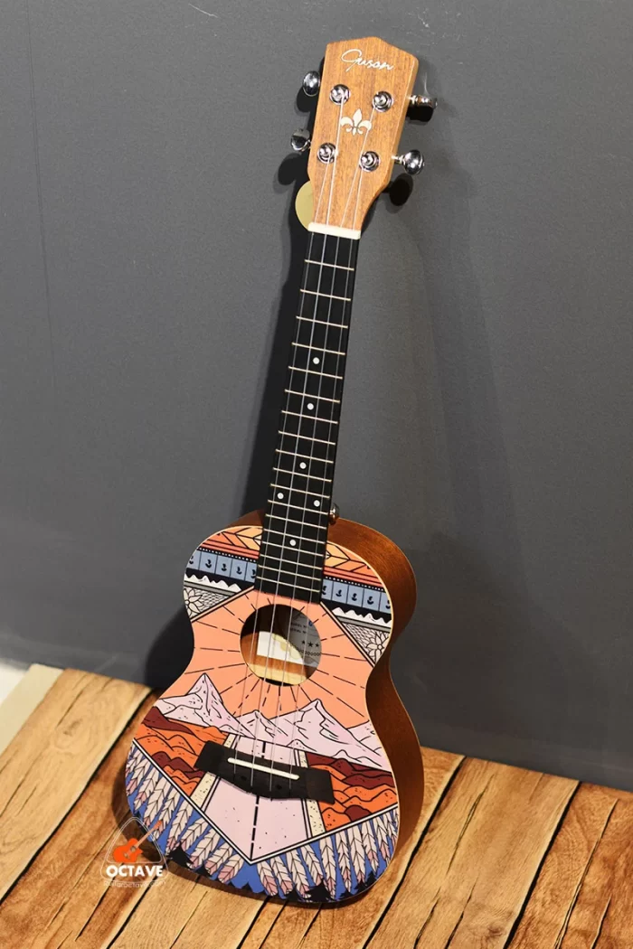 Guson 24 inch Concert size Colorful pattern ukulele Price in BD