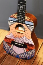 Guson 24 inch Concert size Colorful pattern ukulele Price in BD