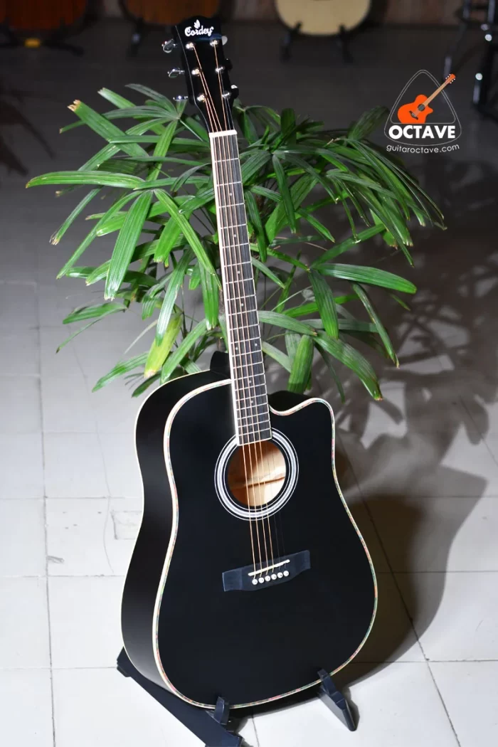 Cordey CR-NP41-bk Newporter Player Dreadnought Series black color beginners acoustic guitar price in bd